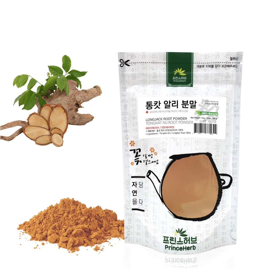 100% Φυσική σκόνη ρίζας Longjack 통캇알 리 분말 Tongkat Ali Root σκόνη (4oz)
