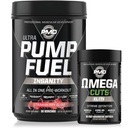 Αθλήματα PMD υπέρ-αντλία Fuel Insanity - Προ προπόνηση - Φράουλα Slam (30 εξυπηρετούν) Αθλητισμός Ωμέγα κόβει Elite Θερμογόνο καύση λίπους (90 Softgels