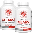 Ασημί Fern Cleanse - Καθημερινή Gut - 2 μπουκάλι - 240 κάψουλες - 60 ημέρες προσφοράς - Ανοσοσφαιρίνη G, A & M -(IgG, IGA, IgM) - Digestive System & ανοσοποιητικό σύστημα Υποστήριξη - Μεταβιοτικό