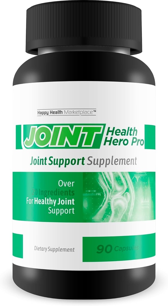 Joint Health Hero Pro - Το καλύτερο συμπλήρωμα υποστήριξης αρθρώσεων και οστών - Turmeric - Βιταμίνη D - Βιταμίνη C - για γόνατα, HIPS, χέρια, πόδια, πλάτη, λαιμός, και πολλά άλλα - Η καλύτερη φόρμουλα βιταμίνης D