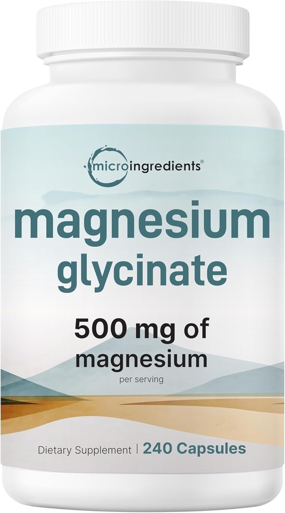 Μαγνήσιο Γλυκινικό 500mg, 240 κάψουλες 