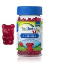Προβιοτικά Trubiotics για τα παιδιά με προβιοτικά & βιταμίνη C, Gummies χωρίς ζάχαρη για την υποστήριξη Digestive & ανοσοποιητική υγεία, Chewable Kids Probiotic συμπλήρωμα, φυσική γεύση φράουλας, 40 Gummies