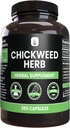 PURE ORIGINAL INGREDIENTS Chickweed Herb, (365 Capsules), No Magnesium Or Rice Fillers, Always Pure, Lab Verified