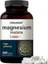 NatureBell Μαγνήσιο Malate 1.500mg, 240 κάψουλες 