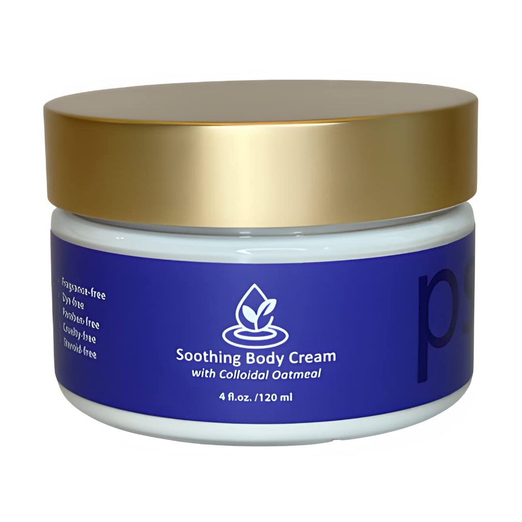 Καταπραϋντική κρέμα σώματος – Φυσικό Psoriasis Relief Lotion για φαγούρα, φλεγμονή & φλεγμονή – Ενυδατική θεραπεία για ξηρό, ερεθισμένο δέρμα