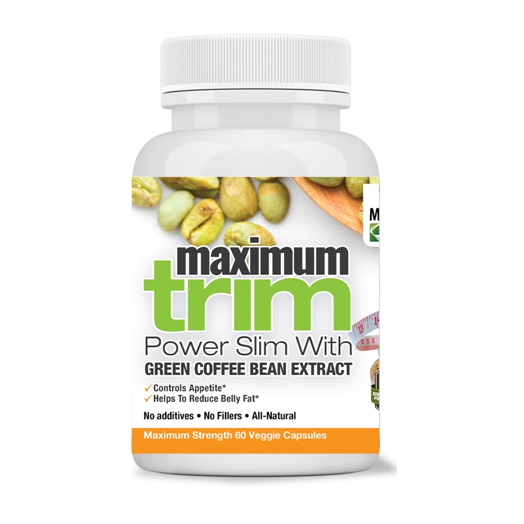 Maximum Slim πιο αποτελεσματική φόρμουλα MaximumTrim Garcinia CAMBOGIA με Πράσινο Coffee Bean Extract Όλα τα φυσικά απώλεια βάρους, όρεξη καταπιεστική & λίπος Burner - προμήθεια μήνα