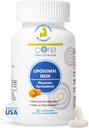 Core Med Science Liposomal Iron Supplement for Women & Men, 65mg (90 Κάψουλες) - Σιδήρου Απορρόφηση Βιταμίνη Χάπια για Ανεπάρκεια Κατά τη διάρκεια της εγκυμοσύνης - Εύκολο στην κατάποση & Απαλή στο στομάχι - Γαλακτο-ελεύθερο