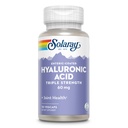 SOLARAY Hyaluronic Acid Triple Strength - Skin Elasticity and Firmness Support - Plus Vitamin C - Lab Επαληθευμένο, 60 ημέρες εγγύηση επιστροφής χρημάτων, 30 υπηρεσίες, 30 VegCaps