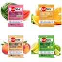 ΑλάτιStick Fastchews, Ηλεκτρολυτικά δισκία αντικατάστασης για την ενυδάτωση, την αποκατάσταση της άσκησης, νέους & ενήλικες αθλητές, Πεζοπορία, Sports Recovery, 10ct Variety 4-Pack