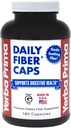 Yerba Prima Daily Fiber Caps - 180 κάψουλες - Διαλυτό & αδιάλυτο συμπλήρωμα διαιτητικών ινών - Cleanse του παχέος εντέρου - Gut Health - Vegan, μη-GMO, Χωρίς γλουτένη