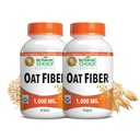 Botanic Choice Oat Fiber Dietary Supplement - Digestive Health for Women and Men - Συσκευασία των 2