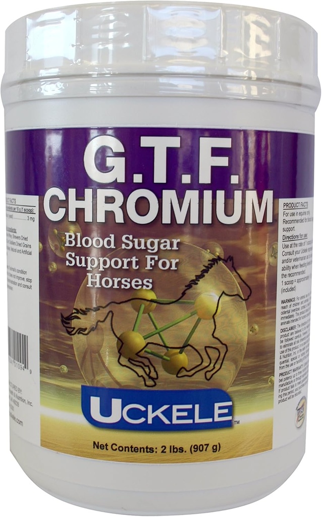 Uckele G.T.F. Chromium Horse Supplement - Equine Vitamin & Mineral Supplement - 2 λίβρες (lb)