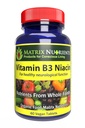 Βιταμίνη Β3 NIACIN - Digestive, Heart and Immune Support! - 100% Οργανική - Βελτιώστε επίσης τη λειτουργία του εγκεφάλου, την ενέργεια και τη μείωση του στρες - Vegan δισκία (60ct)