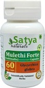 Mulethi Forte Capsules 500 mg. 60 Veg. Capsule | Yasthimadhu (Glycyrrhiza Glabra) Extract Capsules for Men and women | Ayurvedic Herbal Supplement/Remedies | 10:1 Forte (1 Bottle of 60 Capsules)