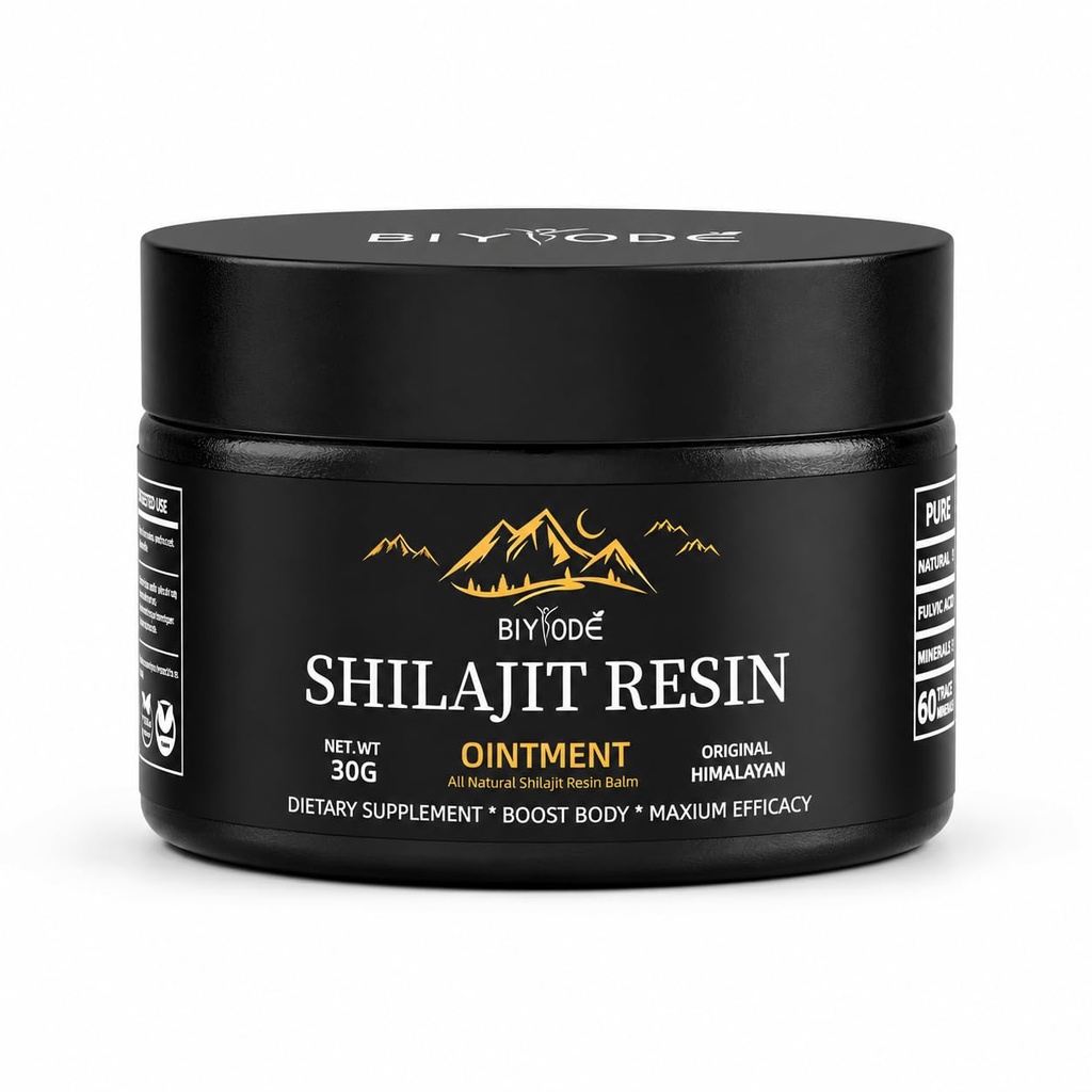 Ιμαλαΐων Pure Shilajit Resin 600mg 50 Σερβίρει με Fulvic Acid & 85+ Trace Minerals Vegan Non-GMO Energy Supplement for Men & Women Ancient Ayurvedic Formula