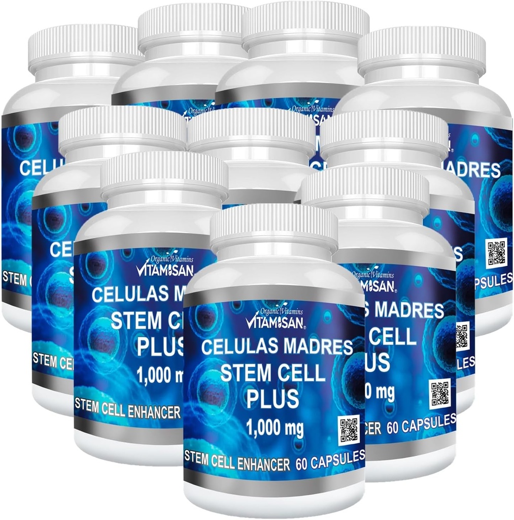 10 μπουκάλια Celulas Madres Stem Cell Plus κάψουλες
