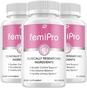 FemiPro συμπλήρωμα - Probiotic Femi Pro χάπια, FemiPro 24 ώρες υποστήριξης μικροβιόγραμμα προβιοτικός έλεγχος ούρων υγεία, Femie Pro Κριτικές (3 συσκευασία - 180 κάψουλες)