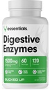 Bucked Up Digestive Enzymes (1500 mg), Essentials (60 Servings, 120 Κάψουλες)