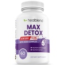Max Detox Supplement, Advanced Gut Cleanse Detox for Women & Men with Psyllium, Chlorella, Hyssop Herb & Papaya, with Acai Complex - Colon Cleanse - 60 Κάψουλες (1)