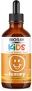BIORAY Kids NDF Tummy, Raspberry - 4 fl oz (120 mL) - 11-Strain Probiotic Blend - Υποστηρίζει την ανοσοαπόκριση στο GI Tract - Μη-GMO, Vegan, Χωρίς γλουτένη - Περίπου. 120 Υπηρεσίες