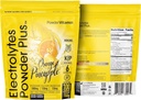 PowderVitamin Electrolytes Powder Plus (100 μερίδες) Orange Pineapple Electrolyte Powder Zero Calorie, Keto, 0 Sugar, No Maltodextrin,1000mg Κάλιο, 120mg Ασβέστιο, 120mg Μαγνήσιο, Ενυδατική σκόνη