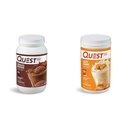 Quest Nutrition σοκολάτα Milkshake πρωτεΐνη σκόνη, 22g πρωτεΐνη, 1g ζάχαρη, χαμηλή υδατανθράκων, χωρίς γλουτένη, 3 Λίρες, 43 σερβίρεται & αλατισμένα Caramel πρωτεΐνη σκόνη; 26g πρωτεΐνη; 1g ζάχαρη; χαμηλή υδατάνθρακες; χωρίς γλουτένη