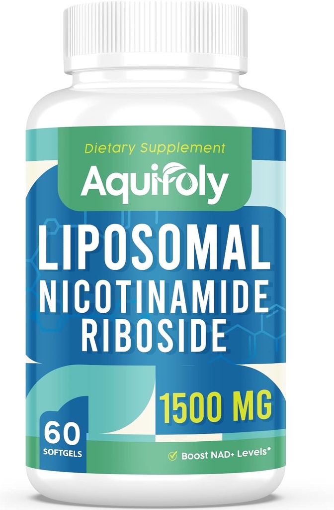 Lipososomal Nicotinamide Riboside Supplement 2000 mg με TMG και Pterostilbene για μέγιστη απορρόφηση, Superior to NAD, ενίσχυση NAD+, Cellular Energy, και Age Defense, 60 Softgels