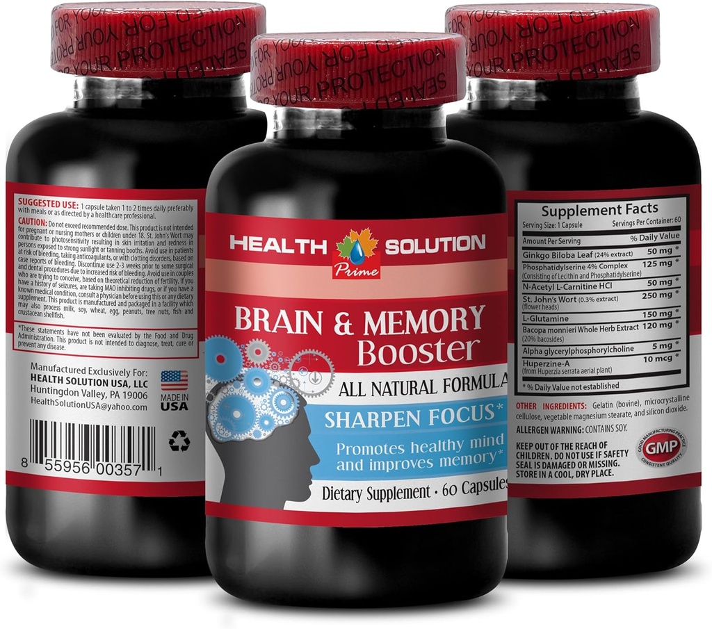 Ginkgo biloba εκχύλισμα φύλλο - BRAIN AND MEMORY FORESTER - βελτίωση - συμπληρώματα μνήμης εγκεφάλου - εκχύλισμα ginkgo biloba, συμπληρώματα εγκεφάλου για τη μνήμη και εστίαση, εστίαση και συμπλήρωμα ενέργειας 1 μπουκάλι 60 Caps