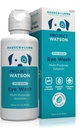 Έργο Watson Πλύσιμο ματιών για σκύλους, Βοήθεια Αφαίρεση δακρυγόνων κηλίδων & Υποστήριξη για την υγεία των ματιών, Απαλό pH Ισορροπημένη Φόρμουλα για να βοηθήσει στη μείωση του κινδύνου μόλυνσης, Αρωματικό δωρεάν, 4 Fl Oz