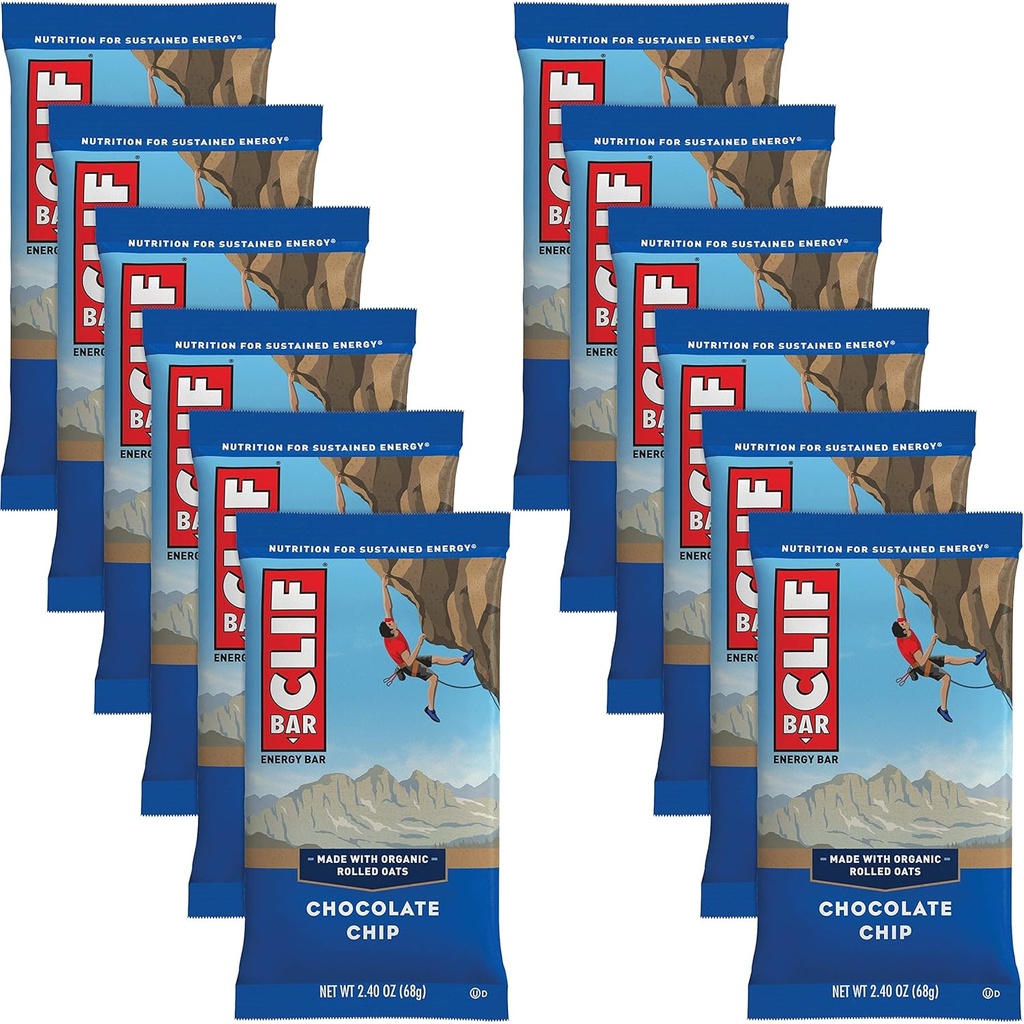 Clif Bar Cool σοκολάτα μέντας 70% Βιολογικά (12x2.4oz)