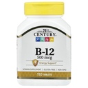 21ος αιώνας Βιταμίνη B-12, 500 mcg, 110 δισκία