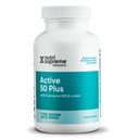 Nutri Supreme Active 50 Plus, CoQ10, Lutein, ALA, και Turmeric, Σύνθετη Φόρμουλα για την υγιή γήρανση και ζωτικότητα, 120 κάψουλες λαχανικών