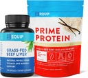 Equip Foods Grass-Fed Beef Liver Capsules & Prime Protein Powder Vanilla