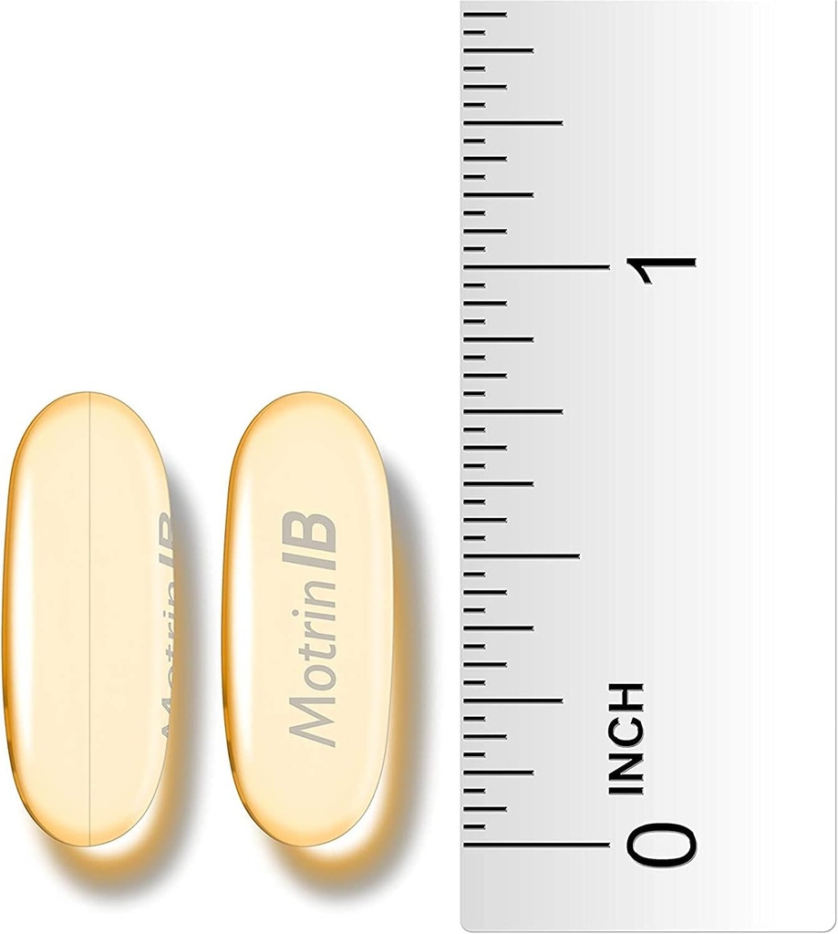 Motrin IB Liquid Gels Ibuprofen Pain Reliever Fever Reducer Κάψουλες 120 ct Box - 24 ανά περίπτωση.