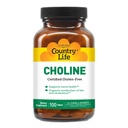 Χώρα Ζωή Choline 266mg, Certified Gluten Free, Certified Vegan, Certified Hanal - 100 Tabletισκία
