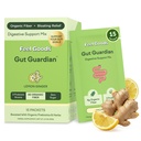 Feel Goods Gut Guardian, Gut Health Powder Packets - Probiotic Fiber with Prebiotics & L Glutamine for Digestive Health, Bloating Relief & Digestion Support, Gut Cleanse - Zero Sugar & Organic Flavor