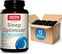 Jarrow Formulas Sleep Optimizer - 60 κάψουλες Veggie - Προάγει υγιή κύκλο ύπνου & χαλάρωση - Περιλαμβάνει PharmaGABA, Λυκίσκος Λουλούδι, Βαλεριάνα, Μελατονίνη & L-θρυπτοφάνη 30 Υπηρεσίες, Συσκευασία των 12