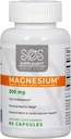 SOS Magnesium Complex - 300mg Κάψουλες Μαγνησίου Γλυκινικό, Aquamin Μαγνήσιο & Μαγνήσιο Κιτρικό για την χαλάρωση των μυών, και τον ύπνο, υψηλή απορρόφηση, Vegan, μη ΓΤΟ 45 Σερβίρεις