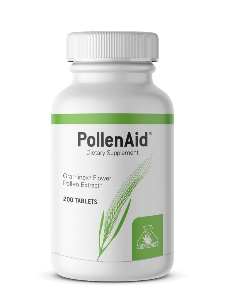 Graminex PollenAid Prostate συμπλήρωμα: Όλα τα φυσικά Prostate υποστήριξη για τον έλεγχο της ουροδόχου κύστης & ούρας Φυλλαδική υγεία, εκχύλισμα σίκαλης Pollen Made in USA, 200 δισκία