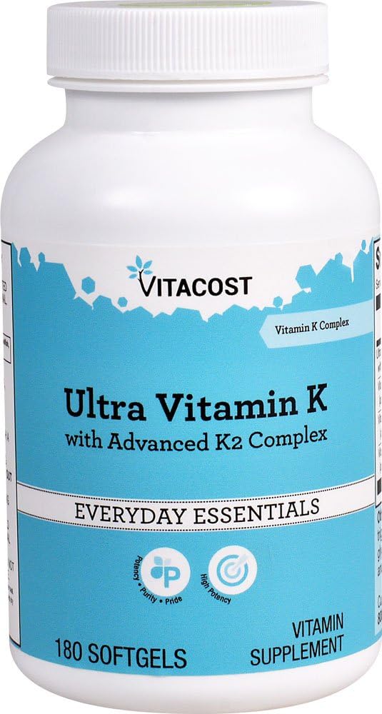 Vita cost Ultra Vitamin K με Advanced K2 Complex - 180 Softgels