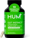 HUM Gut Instinct Daily Probiotics for Women and Men, Digestive Health, Lactobacillus, Bifidobacterium Strains for Immune Support, Probiotic Supplement for Healthy Gut Diversity, 30 Κάψουλες