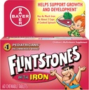 Flintstones Παιδική πολυβιταμίνη Plus Σιδήρου μασώμενα δισκία, 60- Count (πακέτο των 3)