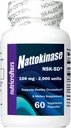 Nattokinase NSK-SD 2.000 Μονάδες 60 Κάψουλες - Το Καρδιαγγειακό Superfood της Ιαπωνίας - Κατασκευάζεται στις ΗΠΑ με ιαπωνική NSK-SD Nattokinase. The Original and Most Researched Νατοκινάση.