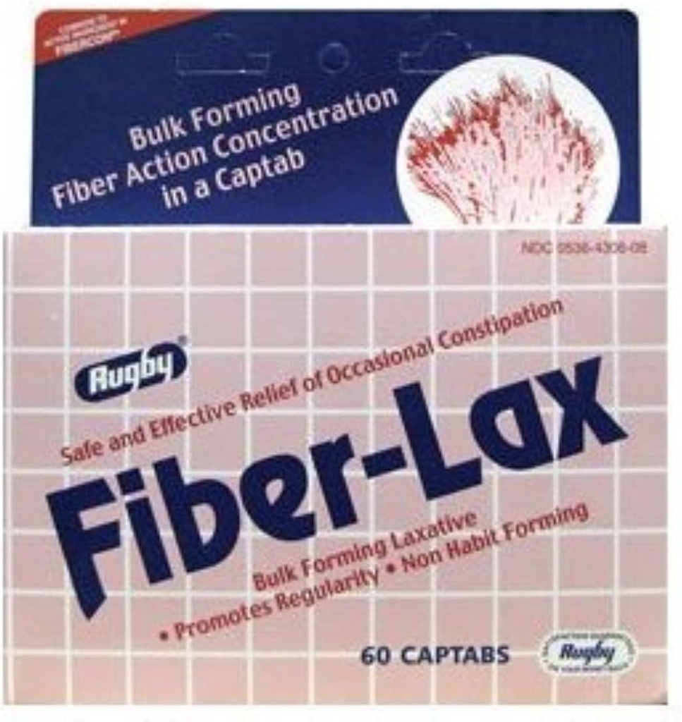 Ράγκμπι Fiber-Lax Polycarbo, 500 mg, 60 Cap Tabs