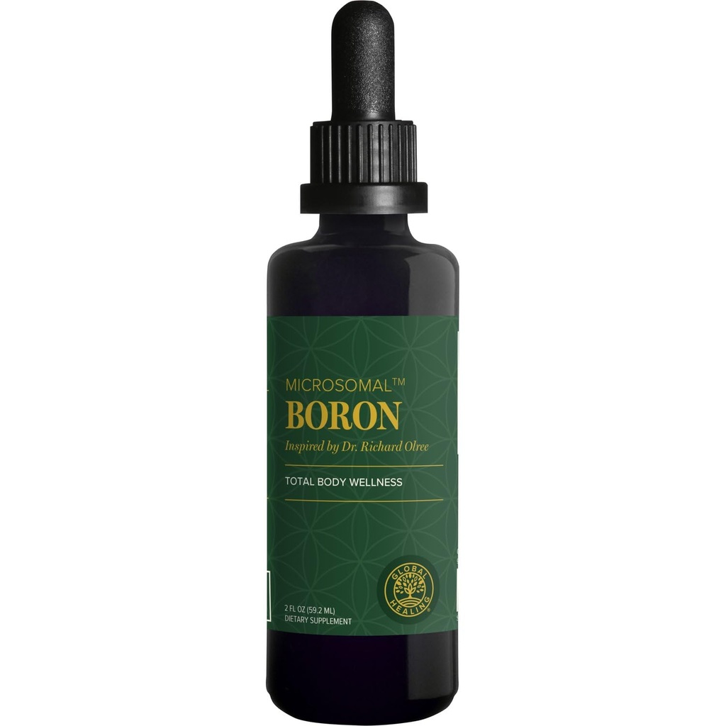Global Healing Center - Boron Supplement for Men and Women - More Bioδιαθέσιμο από λιποσωματικό για την υγεία των οστών, το μεταβολισμό και την ενισχυμένη απορρόφηση μαγνησίου, 5 mg (2 Oz)