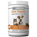 Vet Classics Liver Support Pet Health Supplement for Dogs, Cats – Liver Functions – B- Vitamins, Glutathione, Milk Thittle – Μαλακά δισκία, μάσημα – 120 μαλακά μάσημα