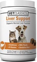 Vet Classics Liver Support Pet Health Supplement for Dogs, Cats – Liver Functions – B- Vitamins, Glutathione, Milk Thittle – Μαλακά δισκία, μάσημα – 120 μαλακά μάσημα