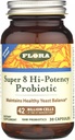 Flora Super 8 Hi Potency Probiotics 30 Count - Healthy Yeast Balance & Digestive Health - για άνδρες & γυναίκες - 42 δισεκατομμύρια CFU, Raw, Gluten Free - Μέχρι 1 μήνας προσφοράς