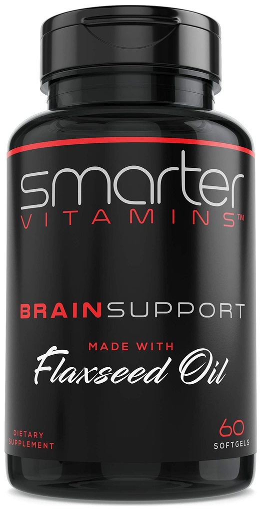 Έξυπνοτερο συμπλήρωμα Nootropic υποστήριξης εγκεφάλου, κατασκευασμένο με Alpha-GPC, L-Τυροσίνη & Acetyl L-Καρνιτίνη ALCAR, έλαιο λιναρόσπορου, ALA DHA, 60 χάπια ενέργειας Softgel