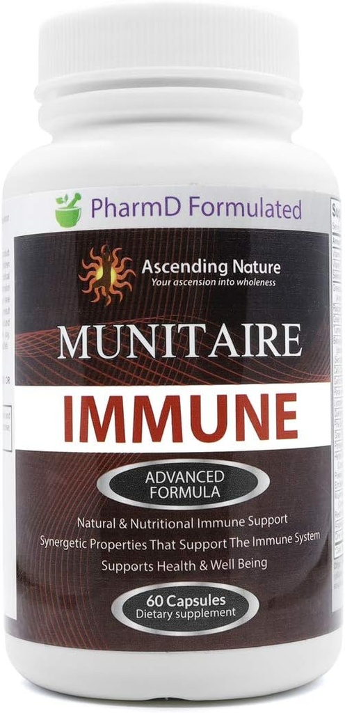 Munitaire Immune Advanced Formula – Φυσική & Διατροφική Ανοσολογική Υποστήριξη 